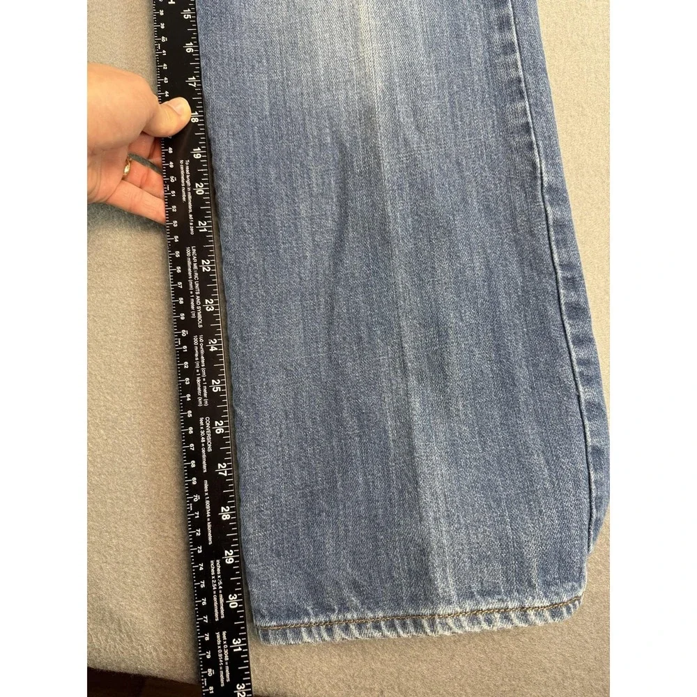 Lucky Brand 181 Jeans Mens 32x32 Medium Wash Blue Relaxed Straight Denim Casual